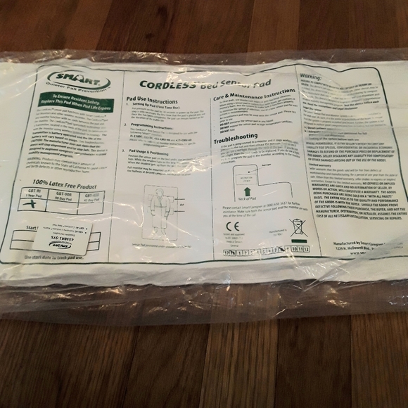 NWT CORDLESS BED SENSOR PAD - Picture 3 of 5